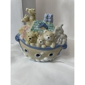 Noah's Ark Bank By Cosmos Gifts Pastel Baby Gift New In Package